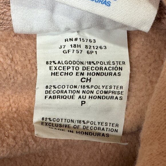Champion Reverse Weave Hoodie Womens Small Light Pink Heavy Pullover Sweatshirt - Picture 4 of 7